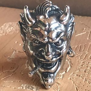 “COOP” Hot Rod Artist Devil head ring!